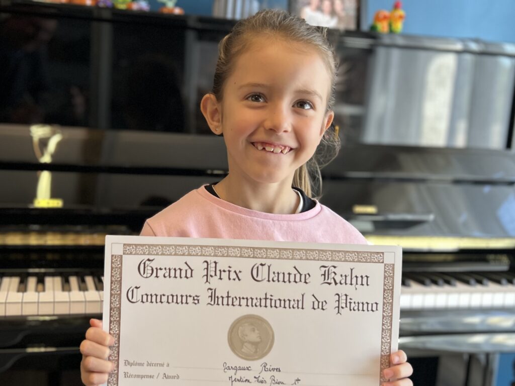 Margaux Rives - 7 ans - 1ère nommée catégorie Initiation 2ème